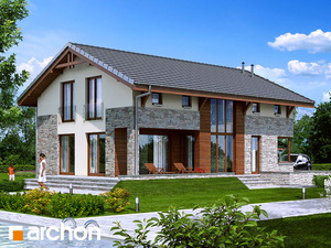 Archon+ Projekty domów - Dom pod hebanowcem - widok 2