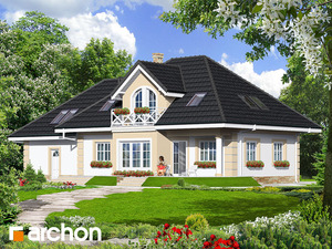 Archon+ Projekty domów - Dom pod krzewuszką (G2) - widok 2