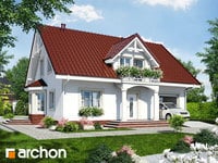 projekt domu - Dom w aksamitkach 4 [ 135,2 m2 ] 