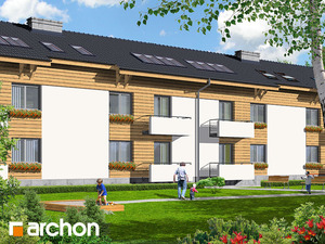 Archon+ Projekty domów - Dom w sagowcach (P) - widok 2