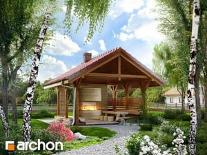 Archon+ Projekty domów - Altana grillowa A2 - widok 1