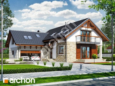 Archon+ Projekty domów - Dom pod mahoniowcem - widok 1