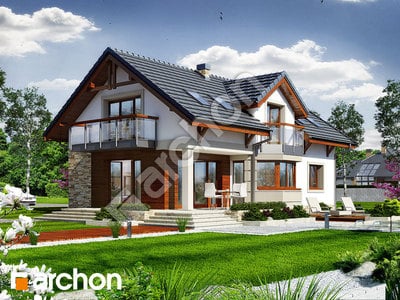 Archon+ Projekty domów - Dom pod mahoniowcem - widok 2