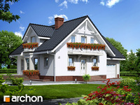projekt domu - Dom w rododendronach 5 (P) [ 150,7 m2 ] 