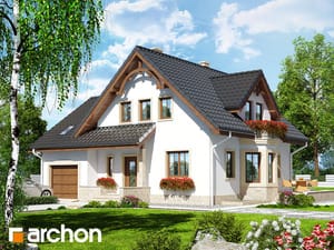Archon+ Projekty domów - Dom w tamaryszkach 2 (P) - widok 1