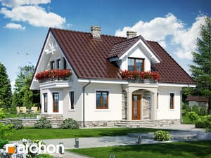 Archon+ Projekty domów - Dom w rododendronach 6 (W) - widok 1