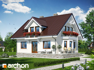 Archon+ Projekty domów - Dom w rododendronach 6 (W) - widok 2