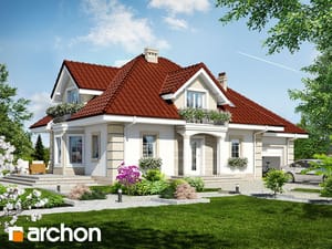 Archon+ Projekty domów - Dom w nektarynkach 2 - widok 1