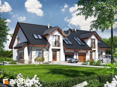 Archon+ Projekty domów - Dom w rabarbarze (B) - widok 1