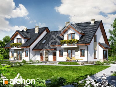 Archon+ Projekty domów - Dom w rabarbarze (B) - widok 2