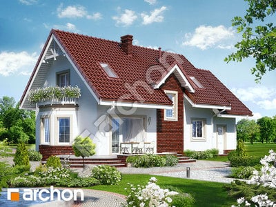 Archon+ Projekty domów - Dom pod złotokapem - widok 2
