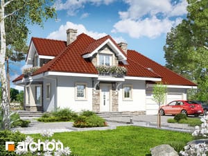 Archon+ Projekty domów - Dom w nektarynkach (G2) - widok 1