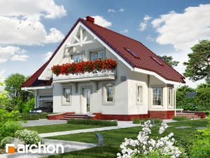 Archon+ Projekty domów - Dom w perłówce 2 - widok 1