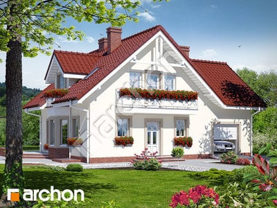 Archon+ Projekty domów - Dom w rododendronach 2 (P) - widok 1