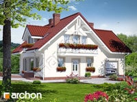 projekt domu - Dom w rododendronach 2 (P) [ 116,2 m2 ] 