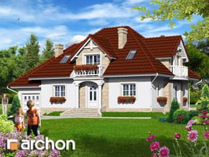 Archon+ Projekty domów - Dom w kaliach (P) - widok 1