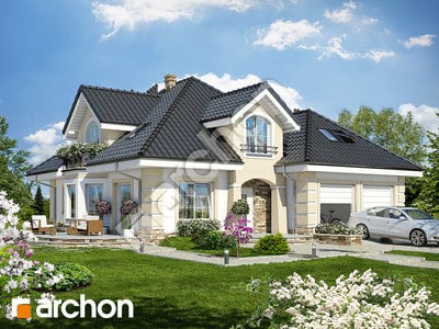 Archon+ Projekty domów - Dom w dąbrówkach (G2P) - widok 1