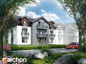 Archon+ Projekty domów - Dom nad bulwarem 3 (B) - widok 2