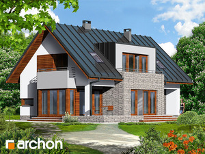 Archon+ Projekty domów - Dom w dracenach - widok 2