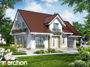Archon+ Projekty domów - Dom w lantanach - widok 1