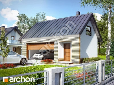 Archon+ Projekty domów - Garaż 2-stanowiskowy G15 - widok 1