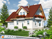 projekt domu - Dom w winogronach 4 [ 92,1 m2 ] 
