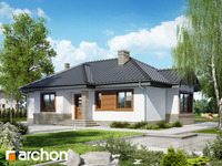 projekt domu - Dom we wrzosach [ 97,2 m2 ] 
