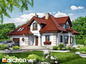 Archon+ Projekty domów - Dom pod tujami - widok 1
