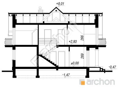 Archon+ Projekty domów - Dom w alpiniach - 256