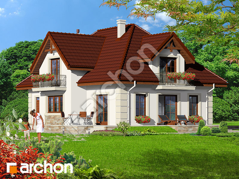 Dom w alpiniach  [ 172,7 m2 ] 