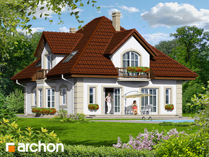 Archon+ Projekty domów - Dom w orchideach (P) - widok 2