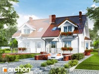 projekt domu - Dom w ostróżkach 2(P) [ 115,4 m2 ] 