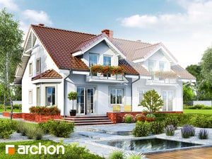 Archon+ Projekty domów - Dom w ostróżkach 2 (P) - widok 2