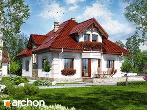 Archon+ Projekty domów - Dom w jeżówkach 3 - widok 2