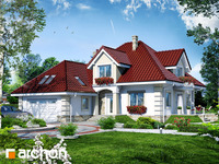 projekt domu - Dom  w lewkoniach 3 [ 187,0 m2 ] 