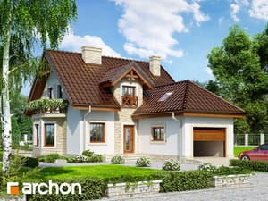 Archon+ Projekty domów - Dom w rododendronach 12 (P) - widok 1