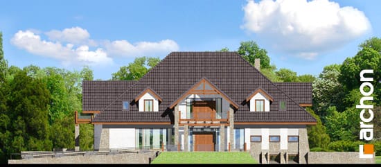 Archon+ Projekty domów - Dom weselny pod olchami- Projekt Pokazowy - elewacja boczna