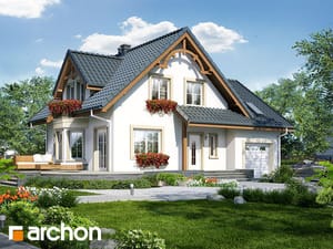 Archon+ Projekty domów - Dom w tamaryszkach 3 (P) - widok 1