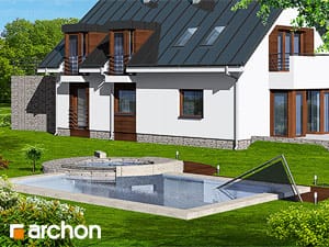 Archon+ Projekty domów - Basen B1 - widok 1