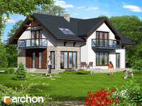 projekt domu - Dom pod mahoniowcem 2 (P) [ 247,4 m2 ] 