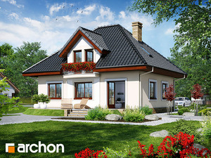 Archon+ Projekty domów - Dom pod papają - widok 2