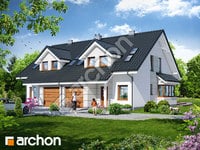 projekt domu - Dom w klematisach 7 [ 268,6 m2 ] 