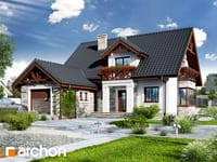 projekt domu - Dom w tocjach [ 143,1 m2 ] 