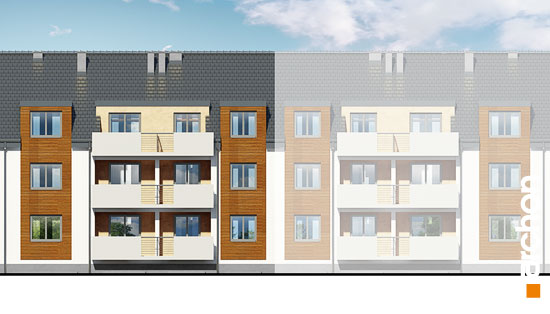 Archon+ Projekty domów - Dom przy promenadzie 3 (S) - elewacja ogrodowa