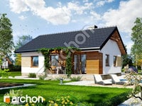 projekt domu - Dom pod papają 2 [ 74,7 m2 ] 