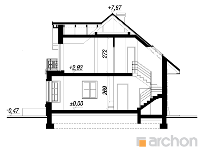 Archon+ Projekty domów - Dom w rukoli - 256