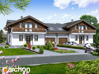 projekt domu - Dom w budlejach (B) [ 138,5 m2 ] 