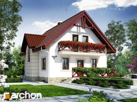 projekt domu - Dom w żarnowcach [ 125,2 m2 ] 