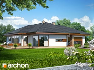 Archon+ Projekty domów - Dom w amarantusach - widok 1