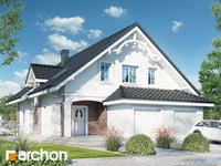 projekt domu - Dom w funkiach [ 184,9 m2 ] 
